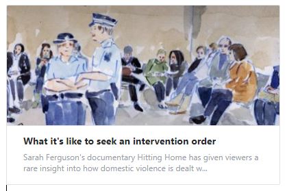 What it's like to seek an intervention order